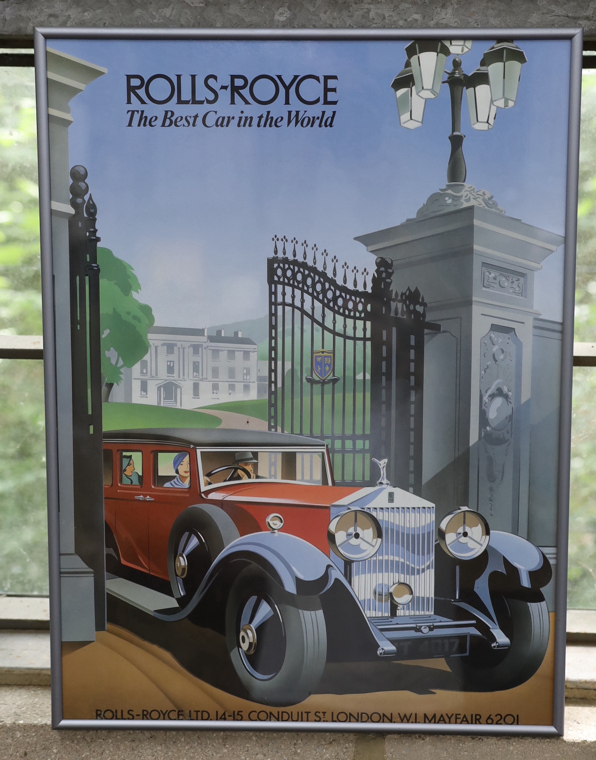 A pair of Rolls Royce prints, larger 61 x 42cm